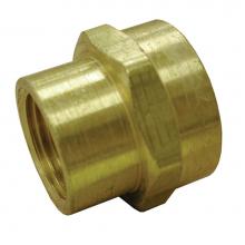 Jones Stephens G20020 - 3/4'' x 1/2'' Brass Garden Hose Fitting, Female Hose To Female Pipe