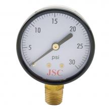 Jones Stephens G60030 - 30 PSI Pressure Gauge, 2'' Face