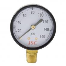 Jones Stephens G60160 - 160 PSI Pressure Gauge, 2'' Face