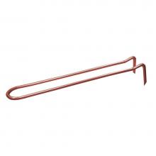 Jones Stephens H11076 - 3/4'' x 6'' Pipe Hook, Copper Clad, Carton of 50