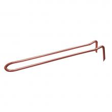 Jones Stephens H11078 - 3/4'' x 8'' Pipe Hook, Copper Clad, Carton of 50