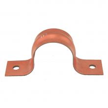 Jones Stephens H15048 - 1/4'' Pipe Strap, Two-Hole, Copper Clad, Carton of 500