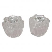 Jones Stephens H54014 - Set of Crystal Replacement Handles for Center Set New Style for Delex®/Peerless®