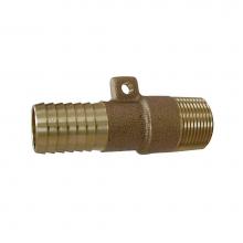 Jones Stephens I13027LF - 1'' Brass Insert Male Rope Adapter, Lead Free