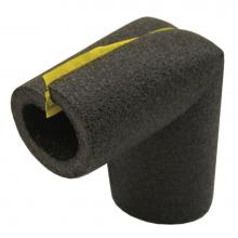 Jones Stephens I59150 - 1/2'' Poly Pipe Insulation Elbow with 3/8'' Wall Thickness, Carton of 32