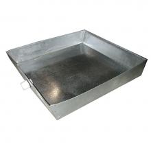 Jones Stephens J37022 - 22'' x 22'' x 4'' Galvanized Hot Water Heater Pan