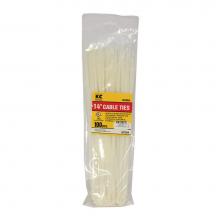 Jones Stephens J40437 - 14'' 50 lb. Cable Ties, Natural Color, Bag of 100