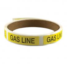 Jones Stephens J40482 - Gas Line Marking Labels, GAS LINE