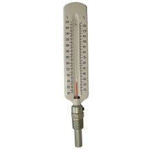Jones Stephens J40500 - Hot Water and Refrigerant Line Thermometer, Straight Pattern, Steel Well, 1/2'' NPT