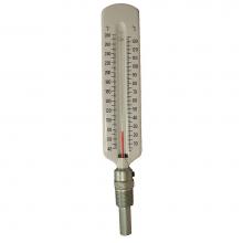 Jones Stephens J40501 - Hot Water and Refrigerant Line Thermometer, Straight Pattern, Brass Well, 1/2'' NPT