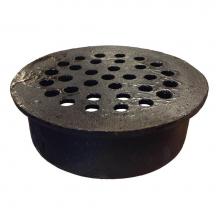 Jones Stephens J60006 - 6'' Cast Iron Pipe Drain Ohio Style Grate