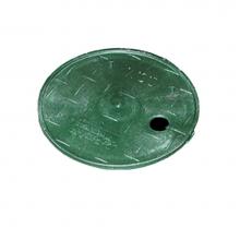 Jones Stephens M06007 - 6'' Green Snap-In Lid Only for Residential Valve Box