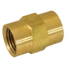 Jones Stephens P10034 - 1/4'' Yellow Brass Coupling