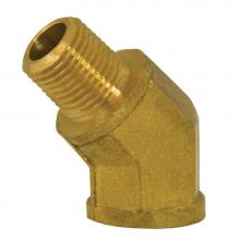 Jones Stephens P12402 - 1/8'' Yellow Brass 45degree Street Elbow