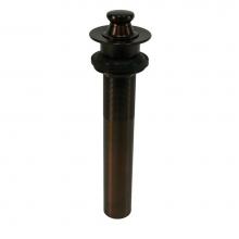 Jones Stephens P3500WB - Old World Bronze Lavatory Lift and Turn Drain without Overflow