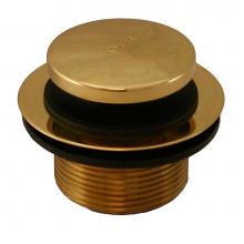 Jones Stephens P35052 - Polished Brass 1-1/2'' Toe Touch Tub Drain