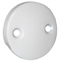 Jones Stephens P3565PW - Polar White Two-Hole Waste and Overflow Faceplate