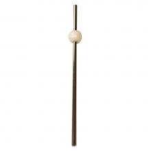 Jones Stephens P35912 - 6-3/8'' Chrome Plated Brass Ball Rod with Plastic Ball for Brass Pop-Up Assembly