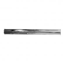 Jones Stephens P38061 - 1-1/2'' x 16'' Chrome Plated Brass Double Flange Tailpiece 22 Gauge