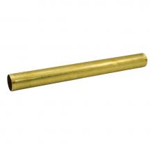 Jones Stephens P38486 - 1-1/4'' x 12'' Rough Brass Double Threaded Extension Tube 17 Gauge