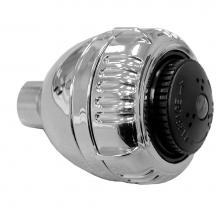 Jones Stephens S01020 - Chrome Plated Adjustable Plastic Massage Shower Head