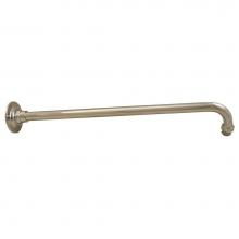 Jones Stephens S01056 - Chrome Plated 18'' 90 Degree Shower Arm with Flange
