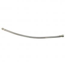 Jones Stephens S04269 - 3/8'' x 3/8 OD x OD Flexible Stainless Steel Dishwasher Connector 16'' Length