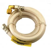 Jones Stephens S04430 - 3/8'' x 3/8'' FIP x BC Braided Nylon Dishwasher Connector 72'' Lengt