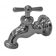 Jones Stephens S08003 - 1/2'' FIP Chrome Plated Single Kitchen Sink Faucet with Fixed Flange