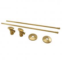 Jones Stephens S10361 - Polished Brass 3/8'' x 20'' Lavatory Supply and 3/8'' x 5/8'&ap