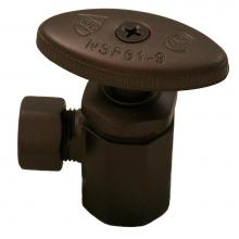 Jones Stephens S4213RB - Oil Rubbed Bronze Compression Angle Stop 1/2'' FIP x 3/8'' Comp.