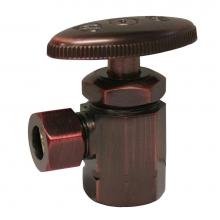 Jones Stephens S4213WB - Old World Bronze Compression Angle Stop 1/2'' FIP x 3/8'' Comp.