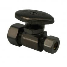 Jones Stephens S4312RB - Oil Rubbed Bronze Compression Straight Stop 5/8'' Comp. x 3/8'' Comp.