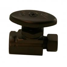 Jones Stephens S4314RB - Oil Rubbed Bronze Compression Straight Stop 1/2'' FIP x 3/8'' Comp.