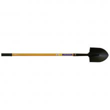 Jones Stephens S49400 - Fiberglass Handle Shovel, Long Handle, Round Point