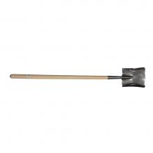 Jones Stephens S49432 - Economy Wood Handle Shovel, Long Handle, Square Point, AMES No.15-049