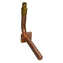 Jones Stephens S71006 - 3/4'' Cold Expansion PEX (F1960) Stub-Out Elbow with Square Mounting Flange, 6'&apo