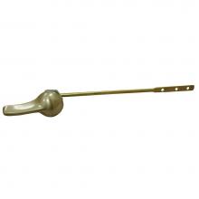 Jones Stephens T01007 - Satin Nickel Decorative Tank Trip Lever 8'' Brass Arm with Metal Spud and Nut