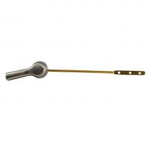 Jones Stephens T0105BN - Brushed Nickel Decorative Heavy Duty Tank Trip Lever 8'' Brass Arm with Metal Spud