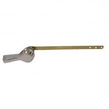 Jones Stephens T01068 - Chrome Plated Fit-All Premium Tank Trip Lever 8'' Flat Brass Arm with Metal Spud and Nut