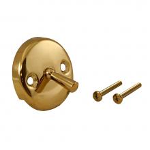 Jones Stephens T08004 - Polished Brass PVD Tub Trip Lever with Spring