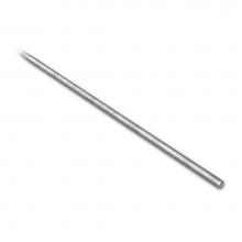 Jones Stephens T38110 - 3/8'' x 10'' Galvanized Threaded Steel Rod, Zinc Finish, Carton of 25