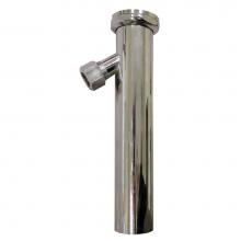 Jones Stephens T74011 - 1-1/2'' x 8'' Chrome Plated Trap Primer Tailpiece with Slip Joint Top Direct C
