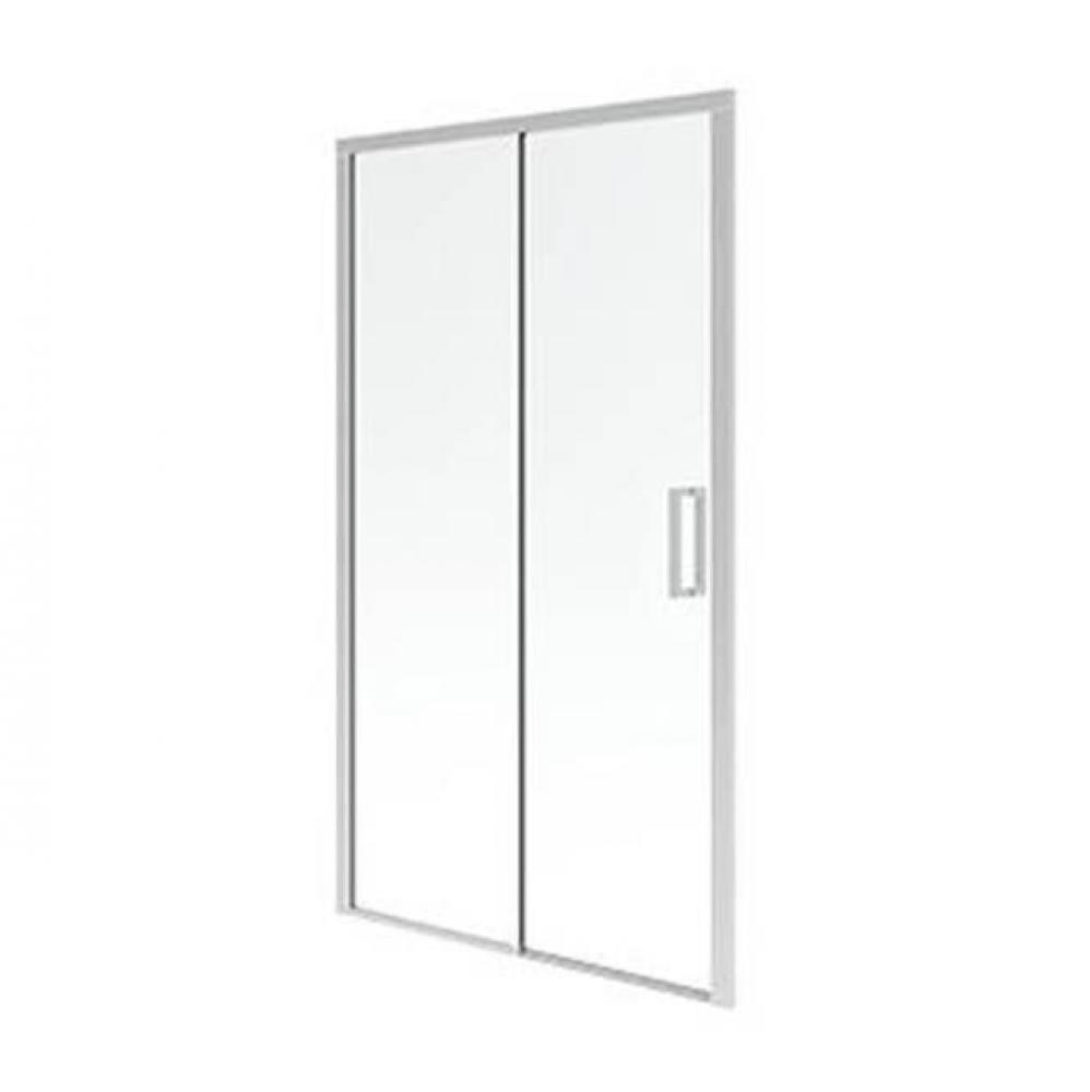 SELLA 48 6mm sliding shower door, Chrome/Clear