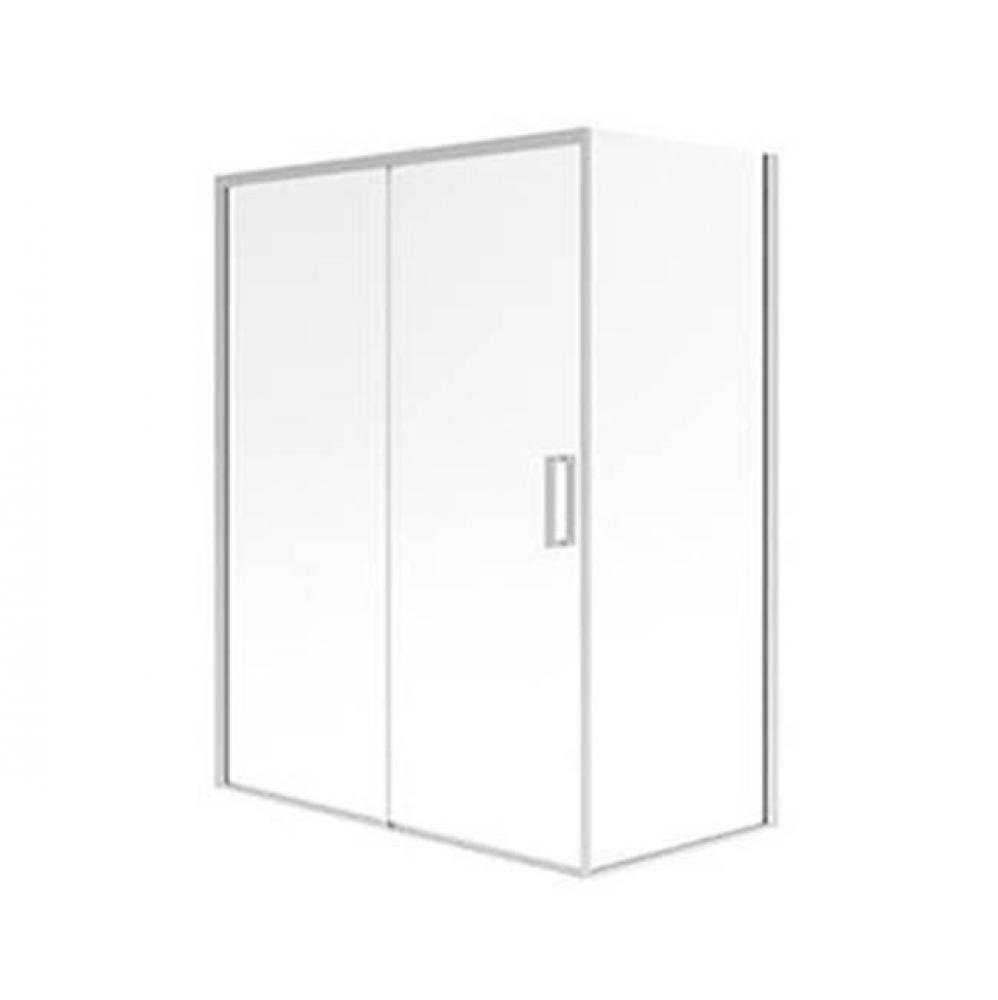 SELLA 3260 6mm sliding shower door, Chrome/Clear