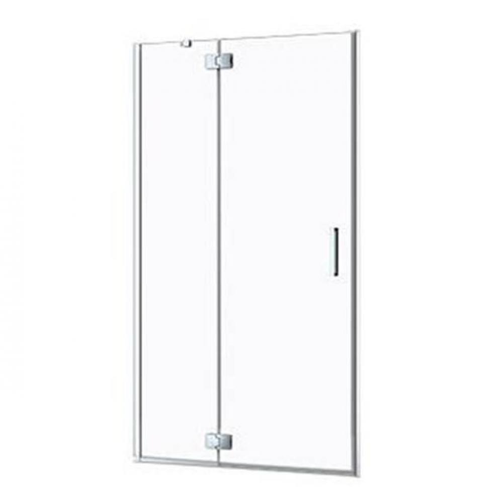 AZELIA 36 Pivoting Shower Door, Chrome/Clear