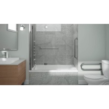 Neptune Entrepreneur 220465-000-001-002 - Astica 3060 IF Acrylic Alcove Right-Hand Drain Bathtub in White