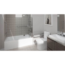 Neptune Entrepreneur 220468-000-001-202 - Astica 3060 IFS ADA Acrylic Alcove Right-Hand Drain Bathtub in White