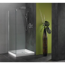 Neptune Entrepreneur 220098-501-001-000 - Zen 3636 Acrylic Alcove Shower Base in White with Center Drain