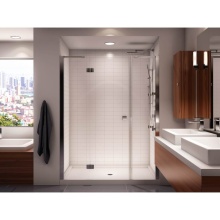 Neptune Entrepreneur 220101-501-001-000 - Zen 6036 Acrylic Alcove Shower Base in White with Center Drain